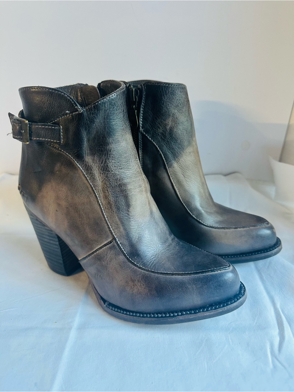Bed Stu Isla Ankle Boots Size 7.5 Leather